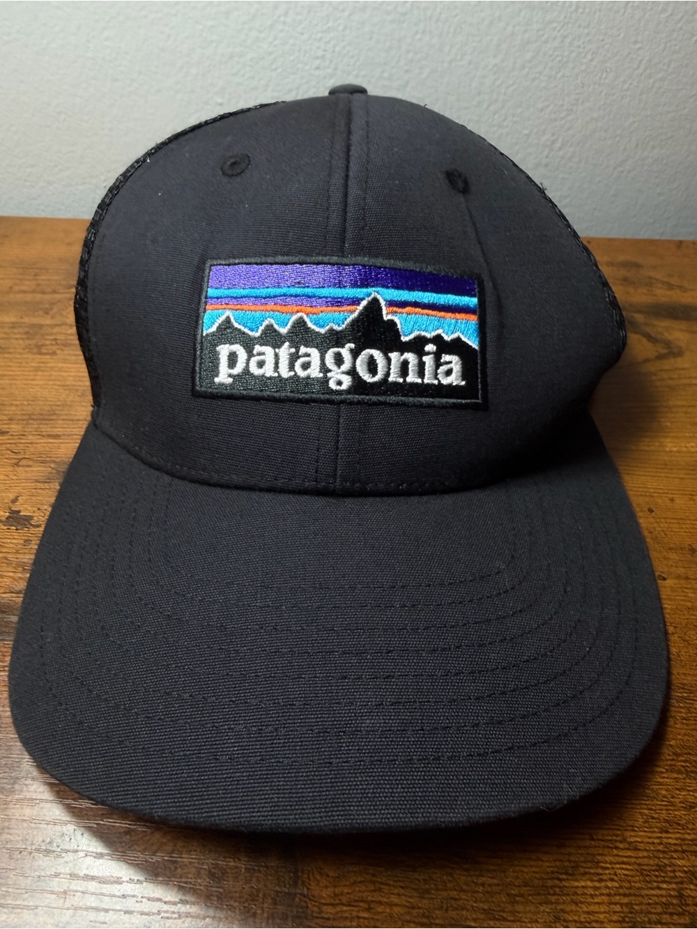 Patagonia P-6 Logo Trucker Hat Black (Fall 2018)